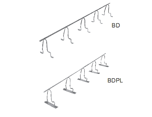 樓板用間隔件（雙層配筋接連，通長(zhǎng)式）BD